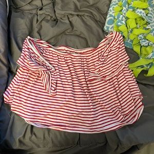 off the shoulder crop